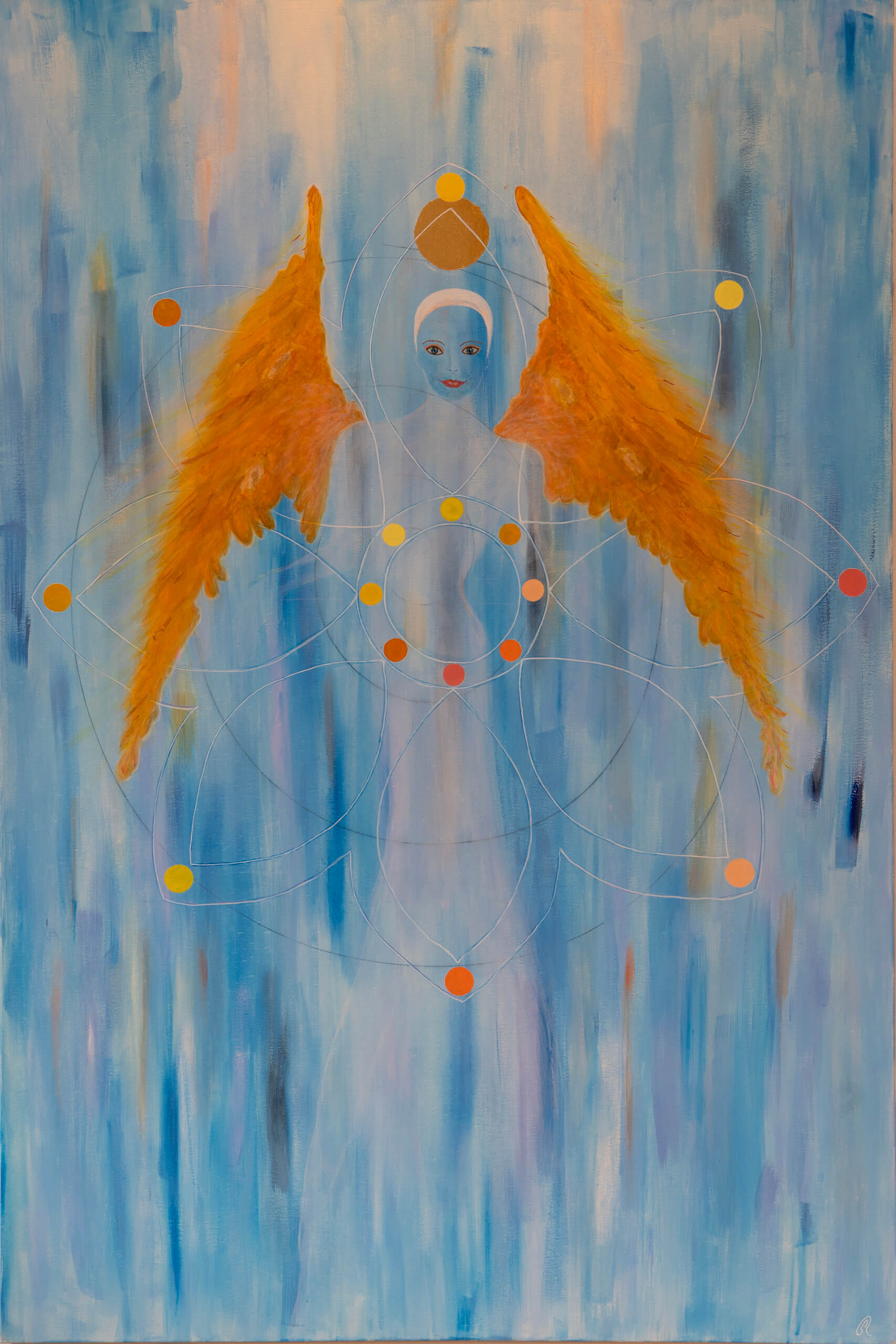 All About the Wings, maleri af Silke Roos