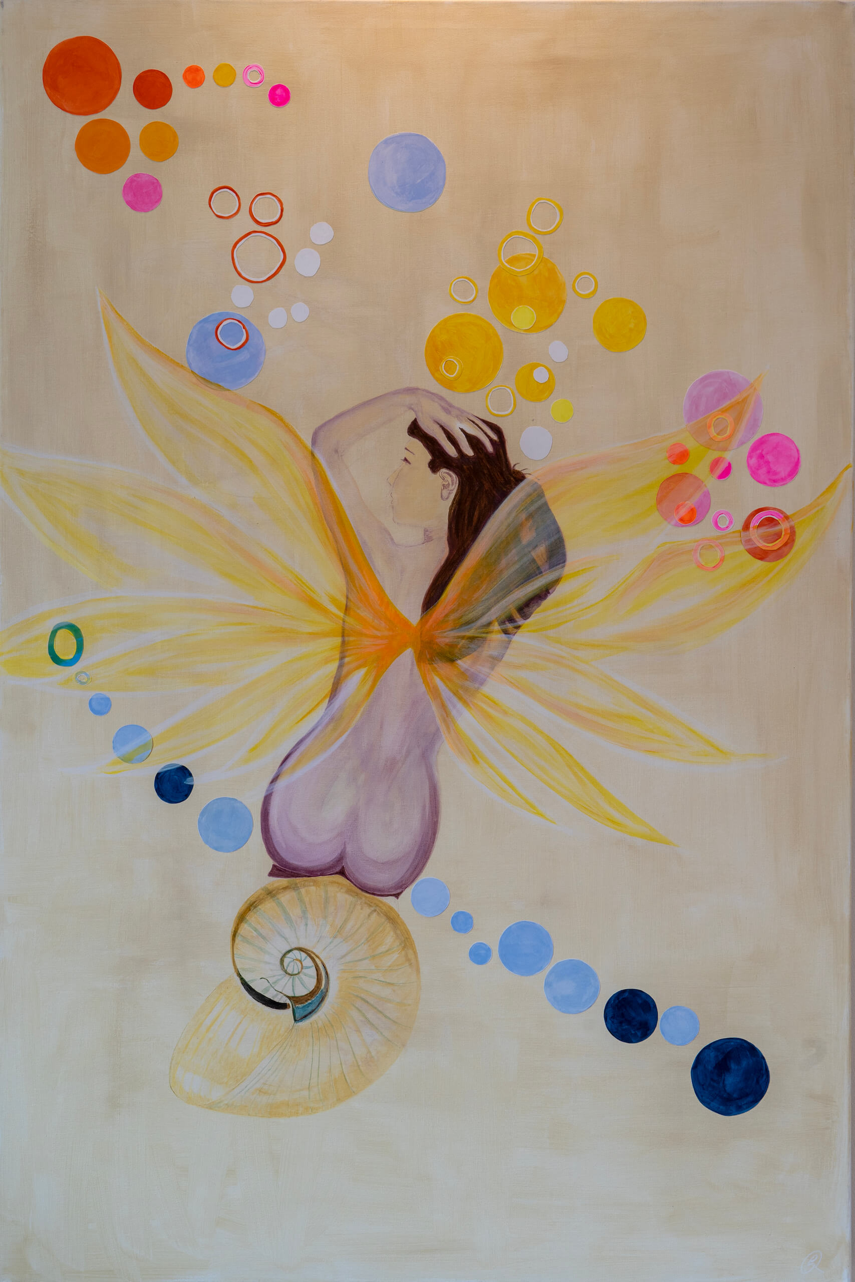 At the Beach, maleri af Silke Roos