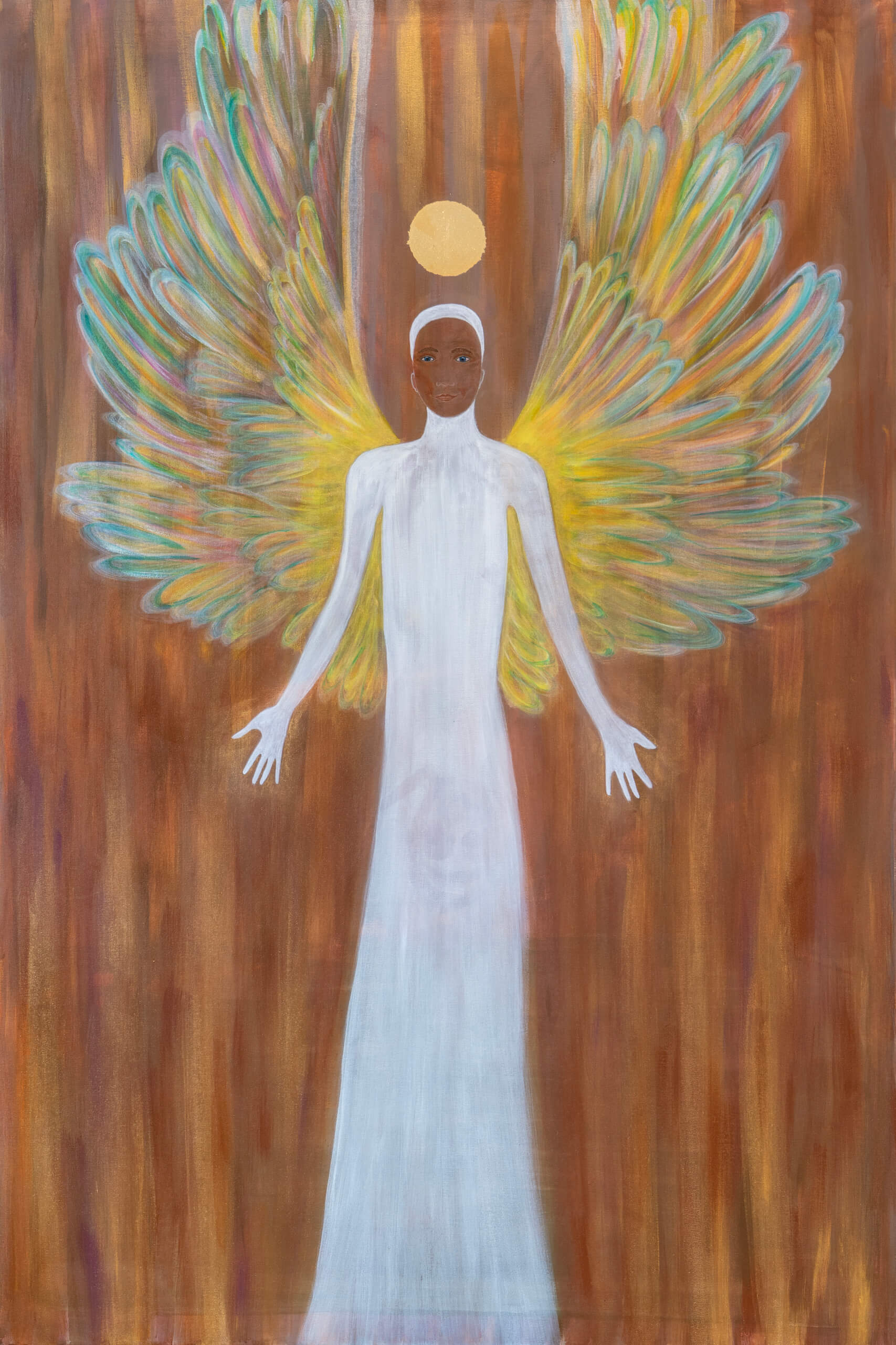 Healing, maleri af Silke Roos
