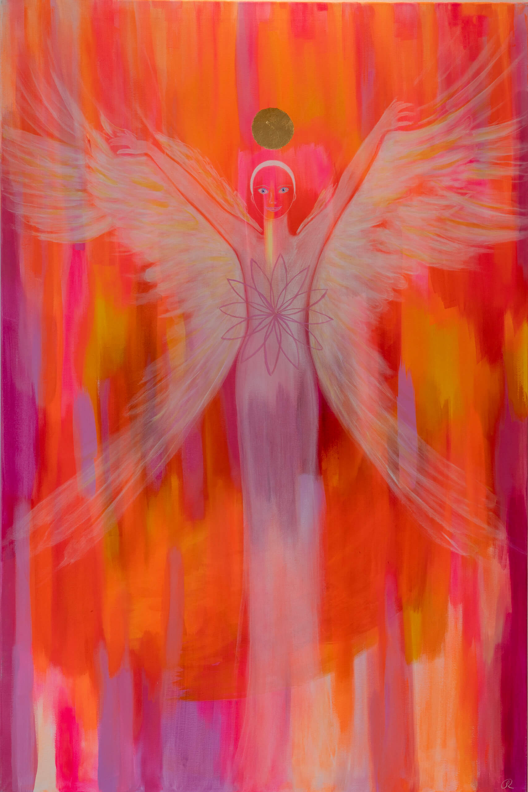 On Fire, maleri af Silke Roos