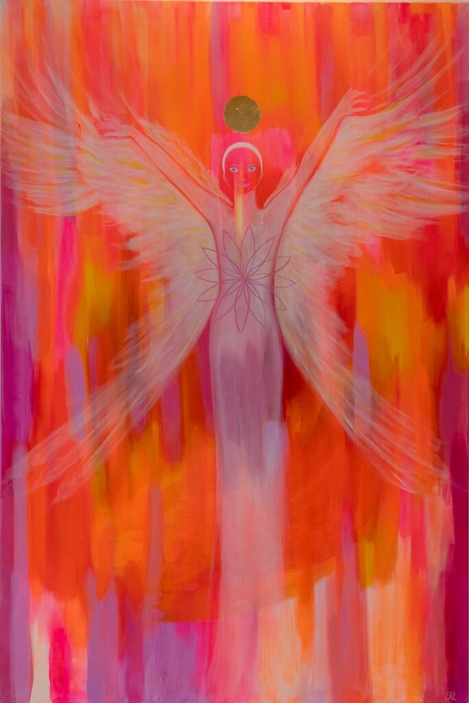 On Fire, maleri af Silke Roos